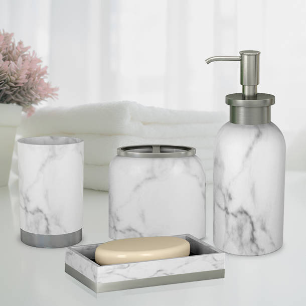 Ophelia & Co. Coalville 4 Piece Bathroom Accessory Set & Reviews Wayfair